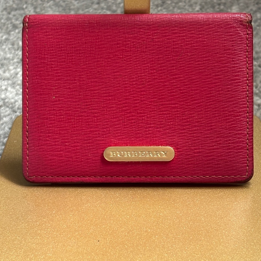 Burberry Red Card Holder